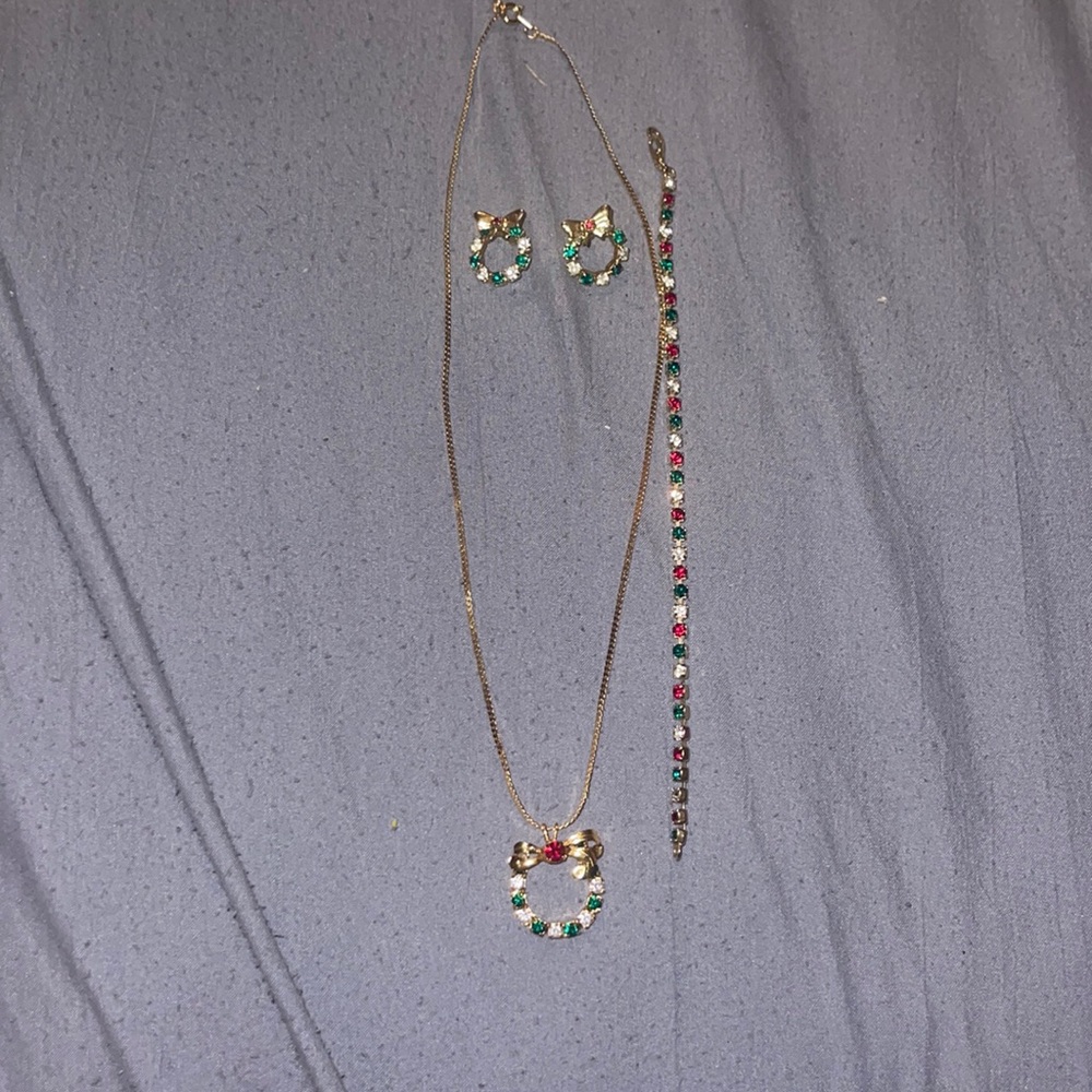 Christmas Costume jewelry set